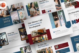 Cafe Construction & Development Presentation Template